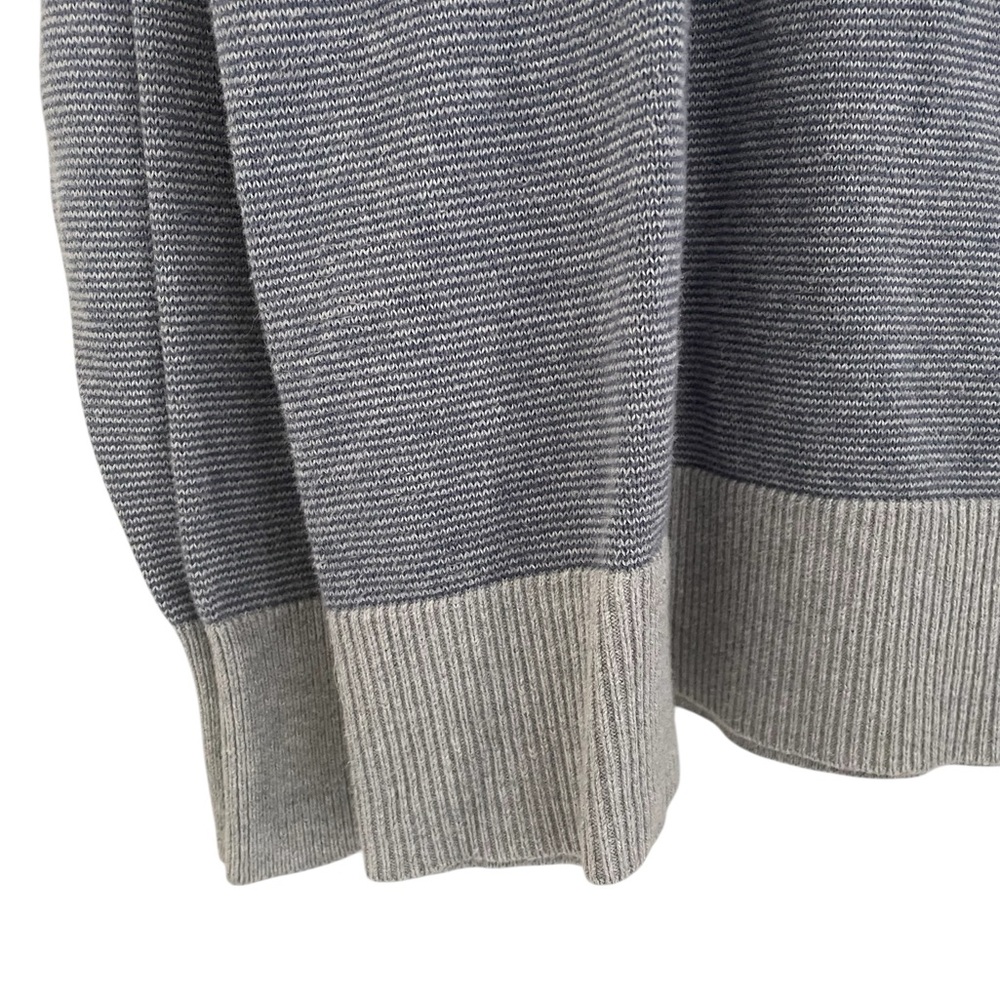 Goodfellow & Co Men's Gray & Blue Long Sleeve Sweater - Picture 4 of 6